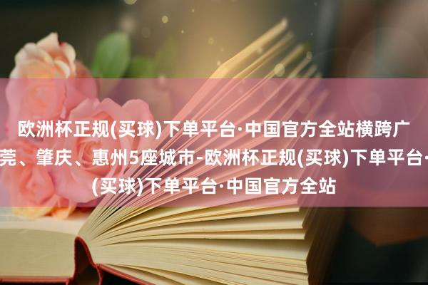 欧洲杯正规(买球)下单平台·中国官方全站横跨广州、佛山、东莞、肇庆、惠州5座城市-欧洲杯正规(买球)下单平台·中国官方全站