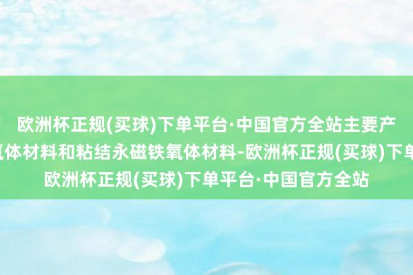 欧洲杯正规(买球)下单平台·中国官方全站主要产物包括烧结永磁铁氧体材料和粘结永磁铁氧体材料-欧洲杯正规(买球)下单平台·中国官方全站