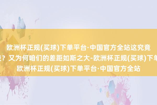 欧洲杯正规(买球)下单平台·中国官方全站这究竟是如何一种顶端科技？又为何咱们的差距如斯之大-欧洲杯正规(买球)下单平台·中国官方全站