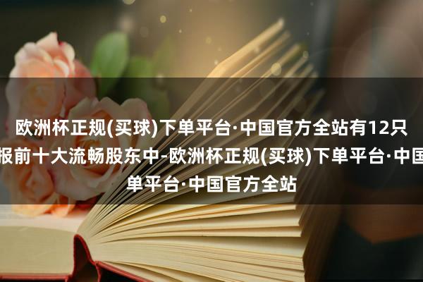 欧洲杯正规(买球)下单平台·中国官方全站有12只个股半年报前十大流畅股东中-欧洲杯正规(买球)下单平台·中国官方全站